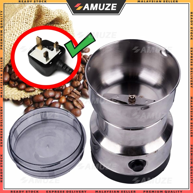 AMUZE Electric Coffee Grinder Pepper Machine Food Processor Blender Spice Bean Rice Grinding Smash Kitchen Milling Maker