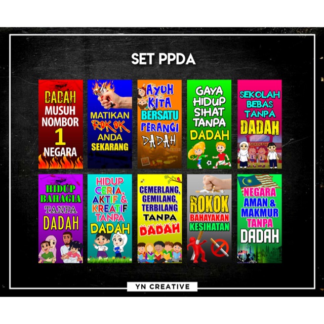 Ready Stock Banner Hiasan Kelas Ppda Shopee Malaysia