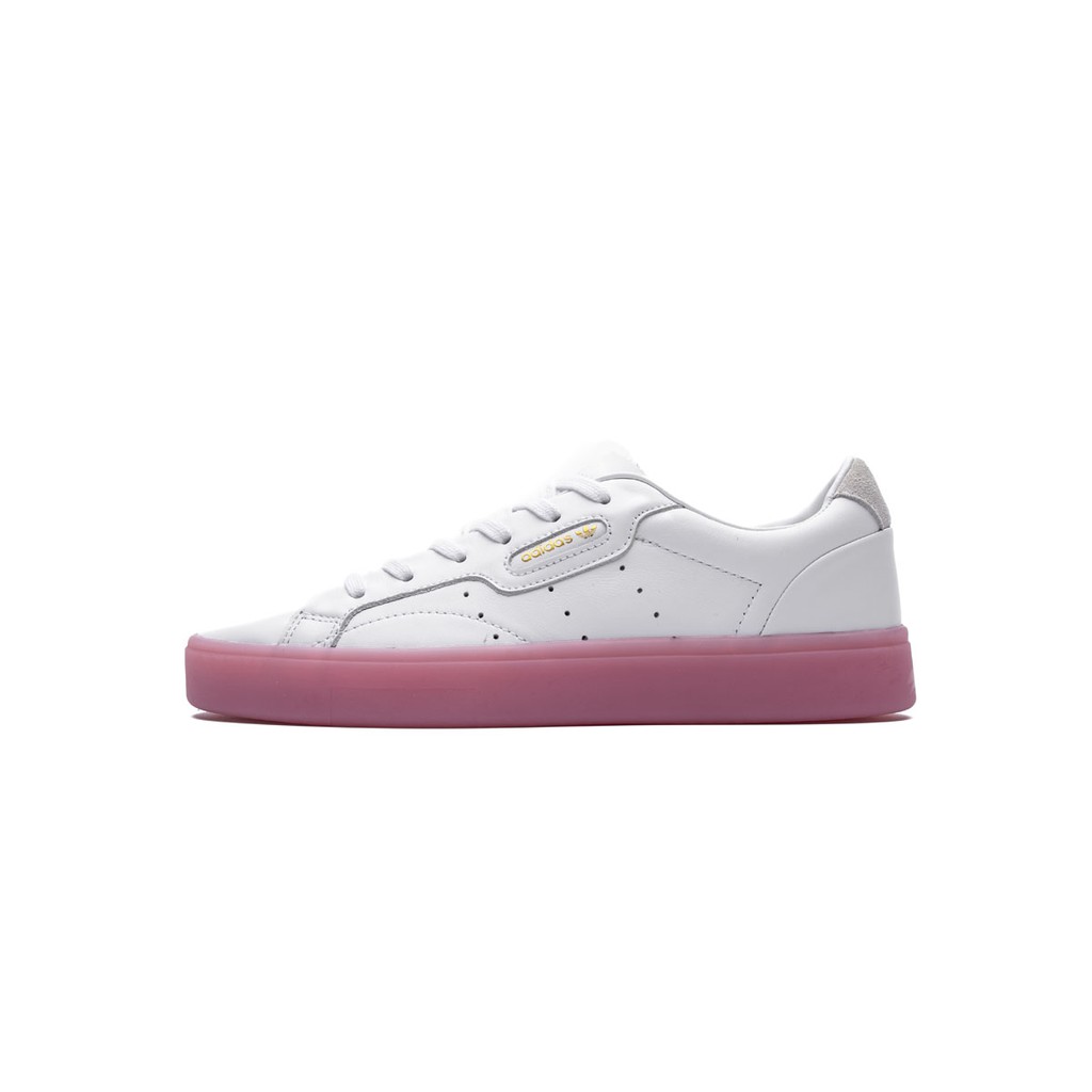 adidas sleek white pink