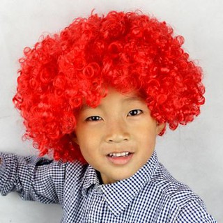 crazy red wig