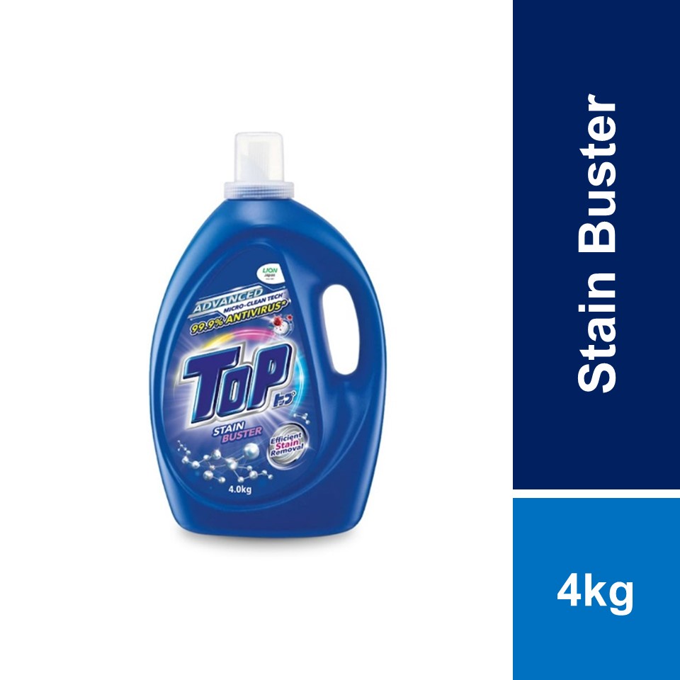 Top Liquid Detergent Stain Buster Blue (3.8kg) Shopee Malaysia