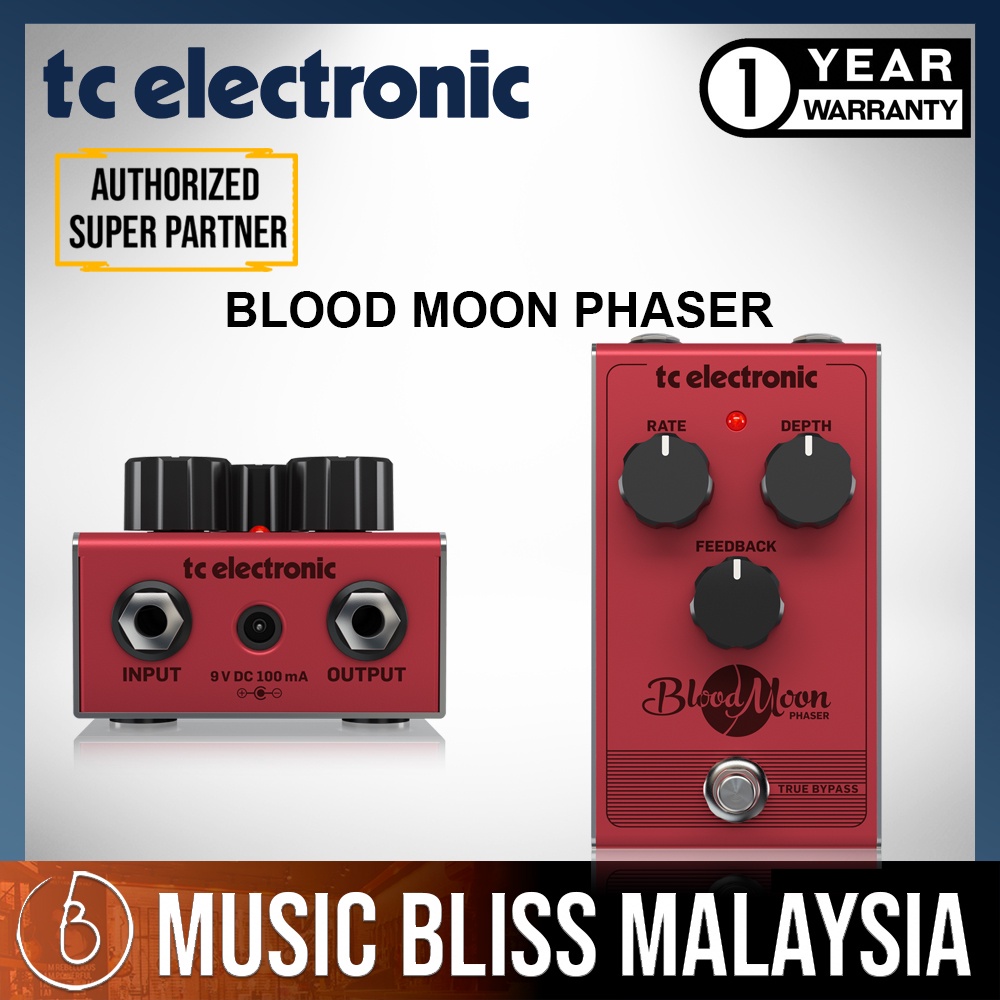 TC Electronic Blood Moon Phaser Guitar Effects Pedal