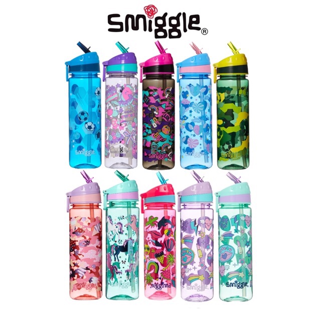 SMIGGLE Stylin Drink Up Water Bottle | Shopee Malaysia