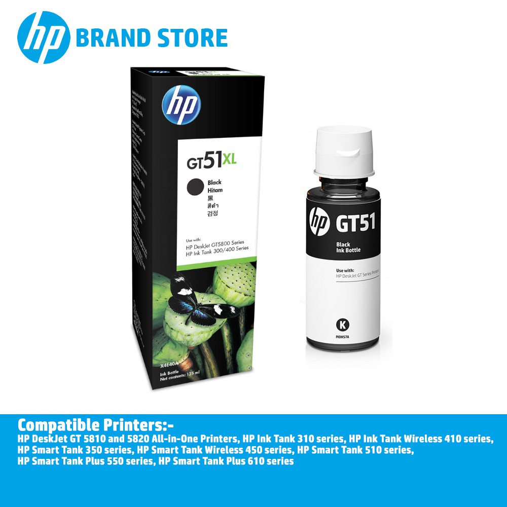 hp ink bottle black