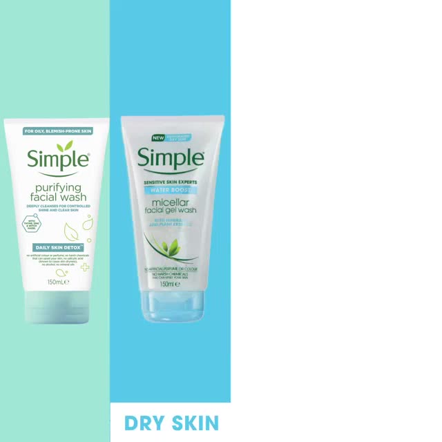 Simple Face Wash (150ml) [Triple Action / Refreshing / Age Resisting