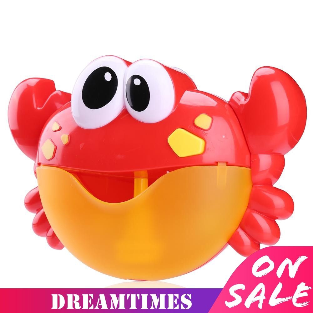 fun bubble crab bath musical toy
