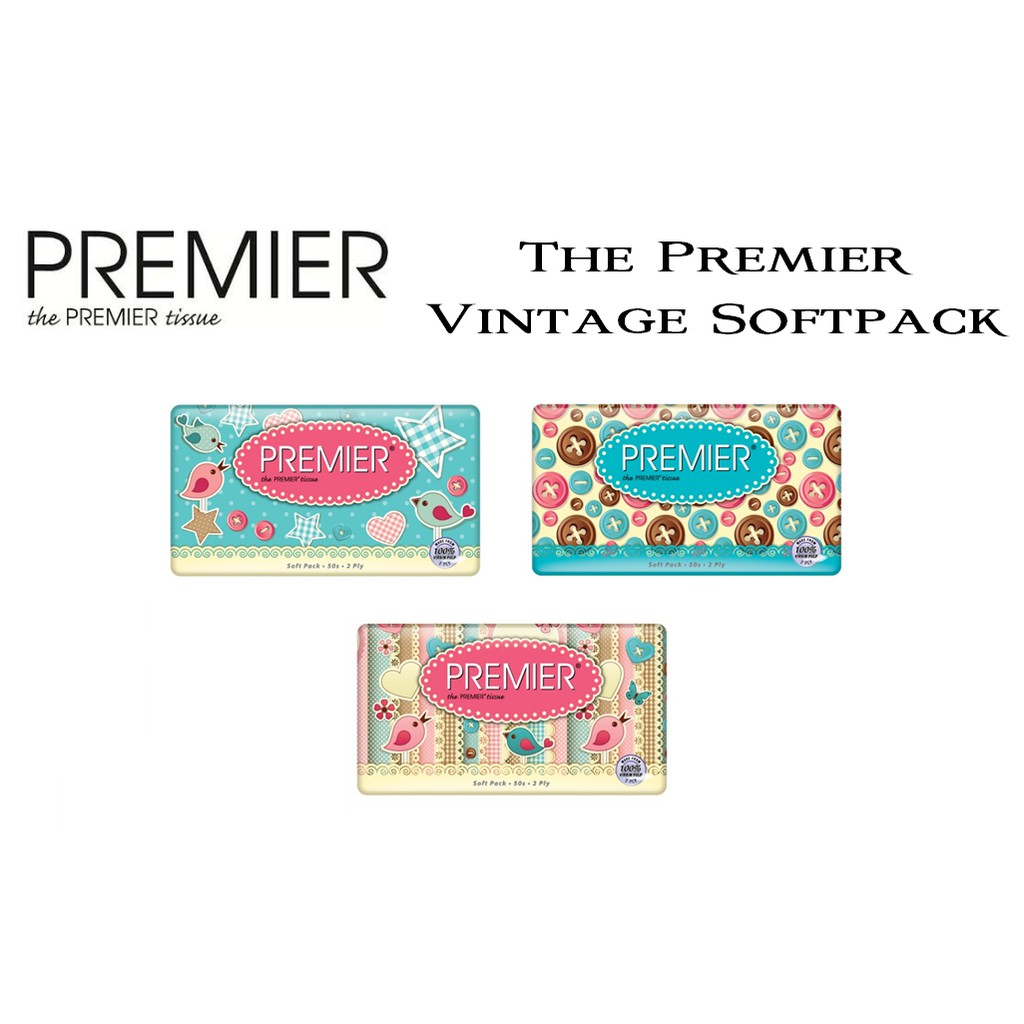 The Premier Vintage Soft Pack 50's(2 PLY) 3 Pack | Shopee Malaysia