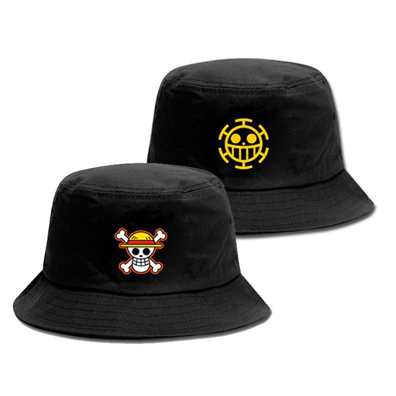 One Piece Bucket Hat Anime Cosplay Trafalgar Law Ace Luffy Cute Chopper