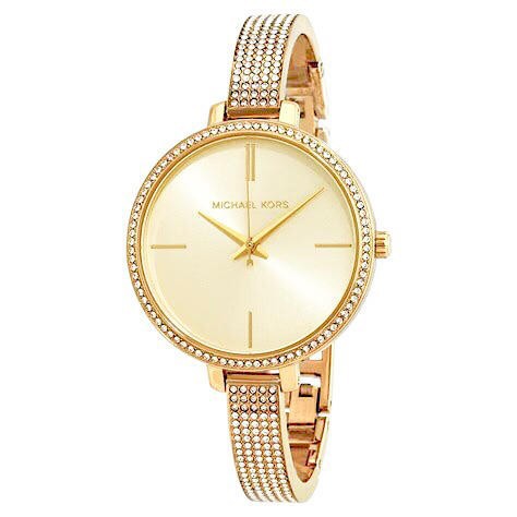 michael kors gold watch diamonds