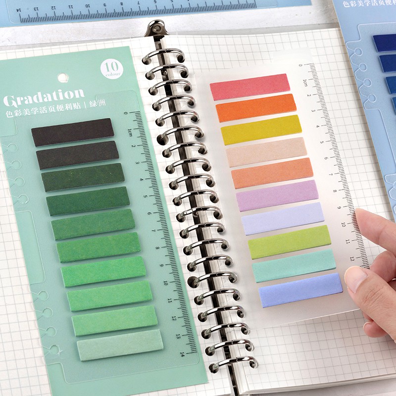 Mr Paper Salt System Gradual Color Aesthetics Loose Leaf