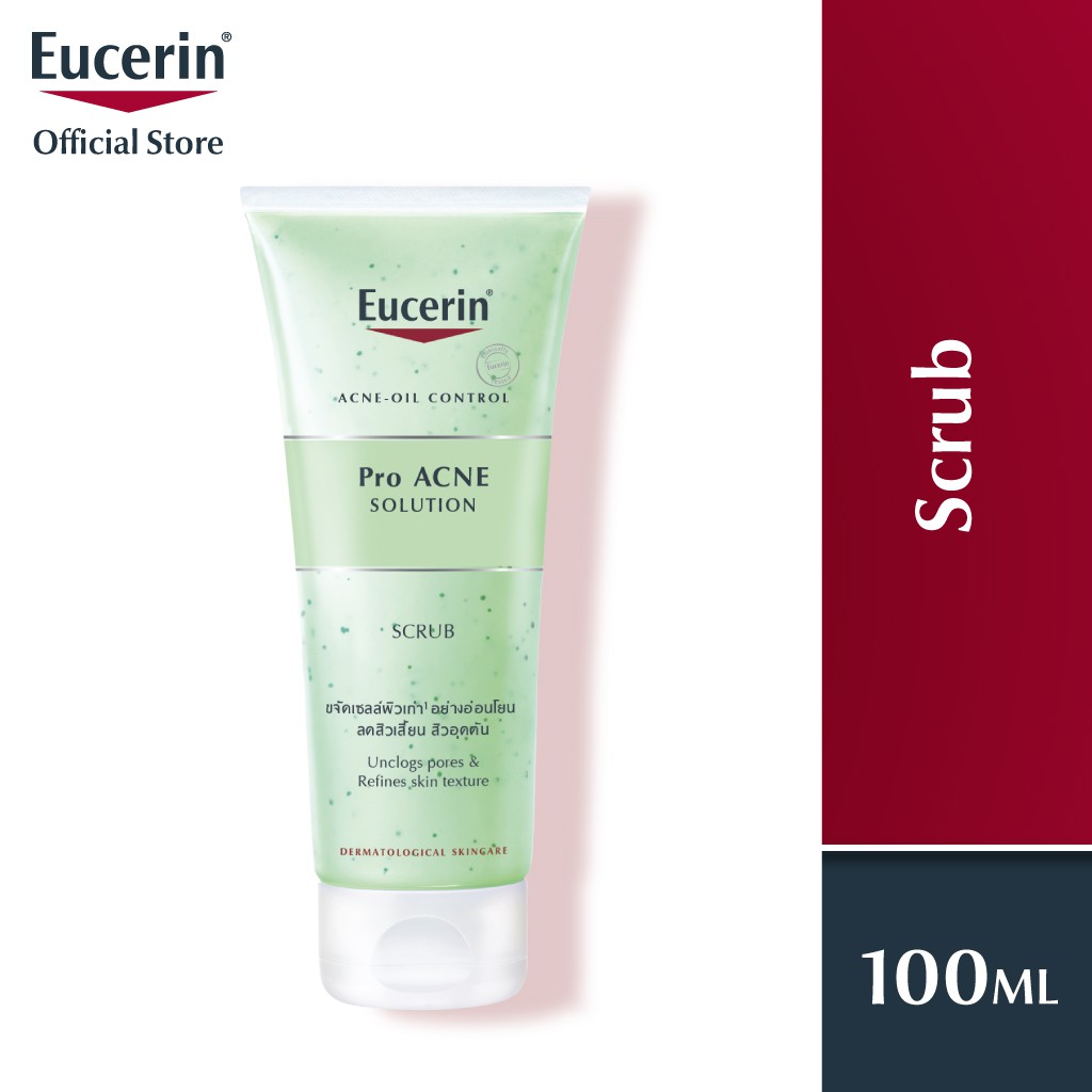 Eucerin Pro Acne Solution Acne Oil Control Face Scrub (100ml) Shopee