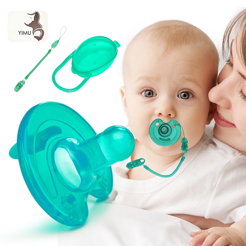 3Pcs/set Baby Pacifier Newborn Silicone Nipple Feeding Accessories