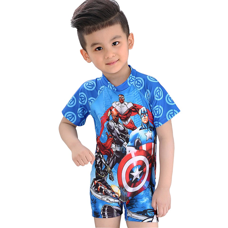  New SSA Kids Popular Cartoon Swimming  Suit  Wear One 