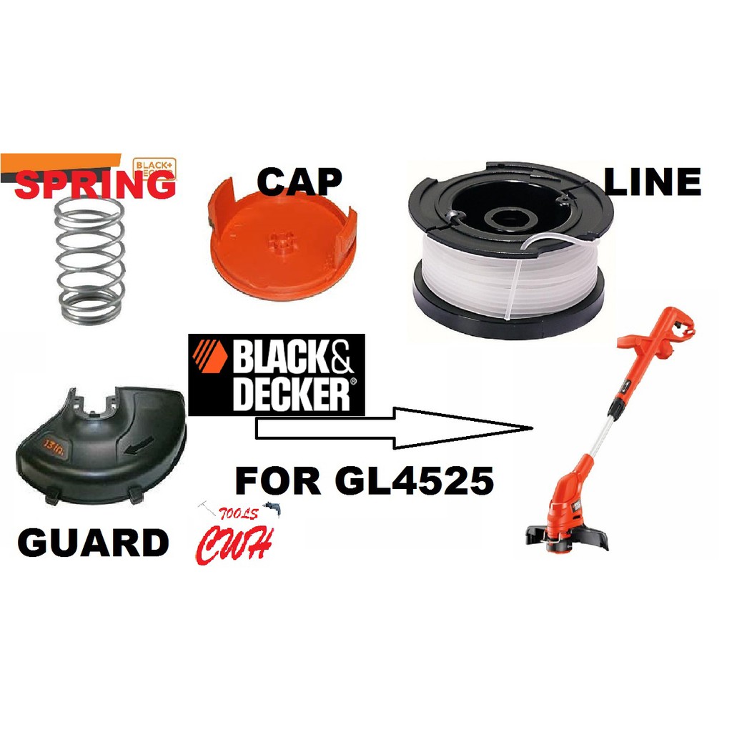 black and decker string trimmer replacement parts