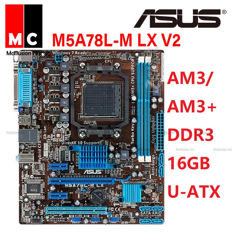 ASUS M5A78L-M LX V2 Motherboard Mainboard | Shopee Malaysia