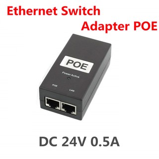 24V 0.5A Ethernet Switch Adapter POE Power Supply Injector Power Over