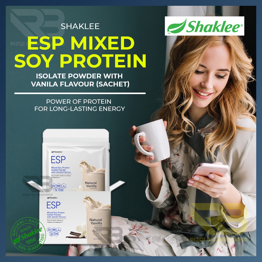 Shaklee ESP Mixed Soy Protein Isolate Powder with Vanilla Flavour (10