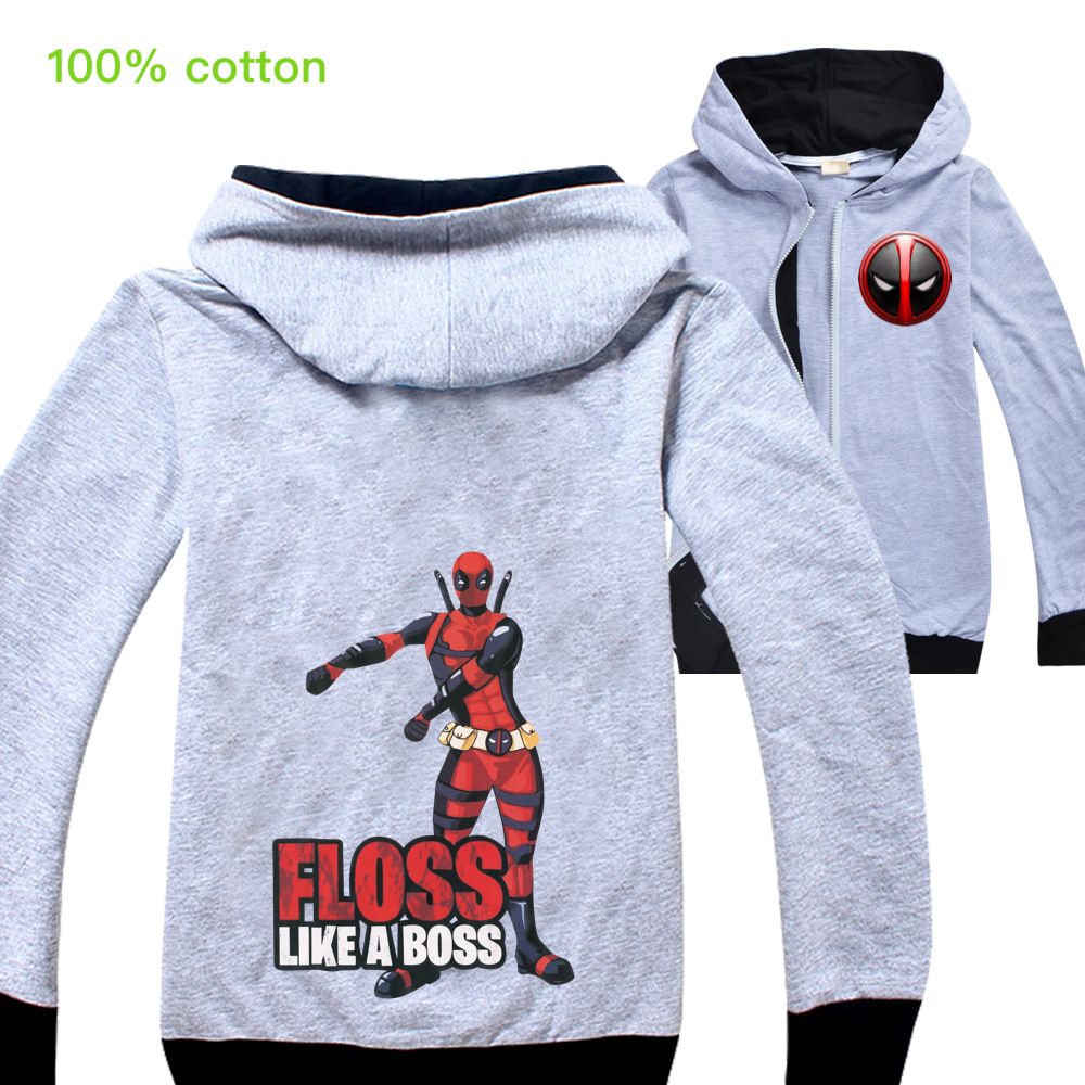 Coat For Kids Dead Pool Hooded Jacket Top Boy Girl Spring Autumn Cotton Ready Stocks Shopee Malaysia - in the dead of autumn roblox