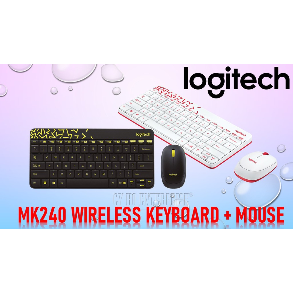 Logitech MK240 NANO Wireless Keyboard and Mouse Combo Shopee Malaysia