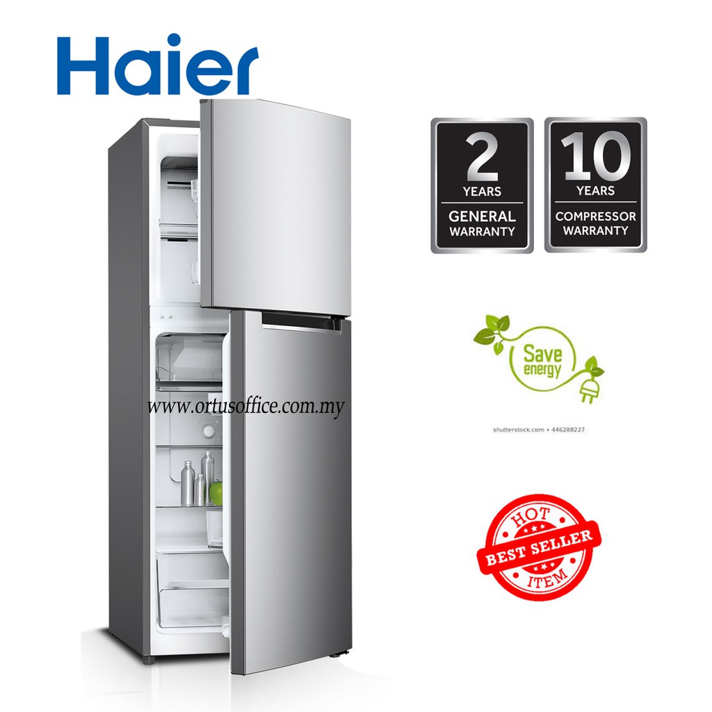 *Limited Offer* Haier Fridge 2 Door 240L HRF238H / Haier Refrigerator 2 PINTU, 240 LITER