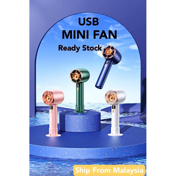 USB Fan Rechargeable Fan Portable Mini Fan Small Handheld Stand Fan