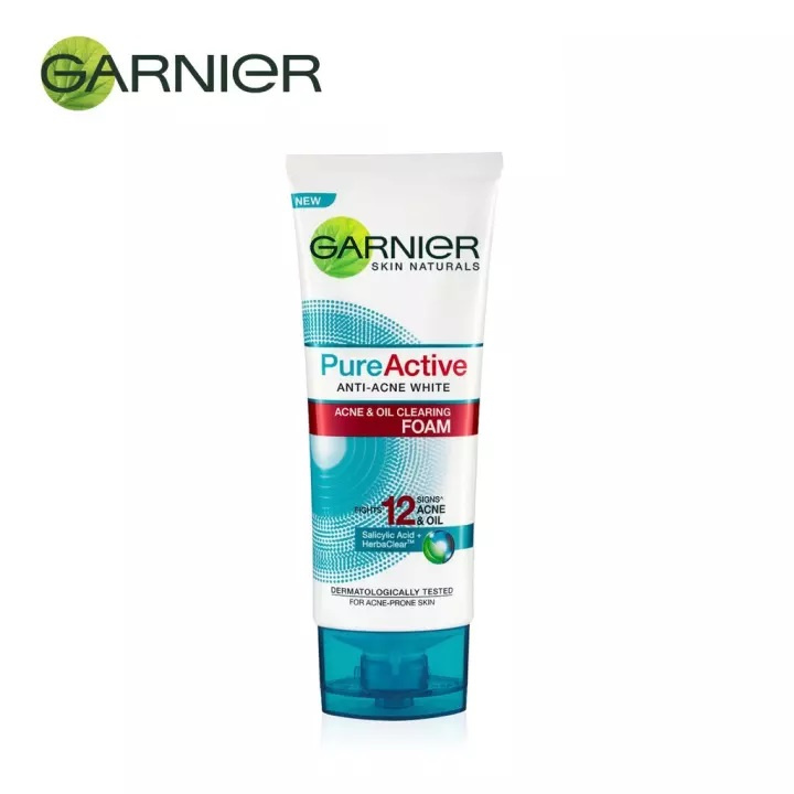 Garnier Pure Active Anti Acne White Foam 100ml