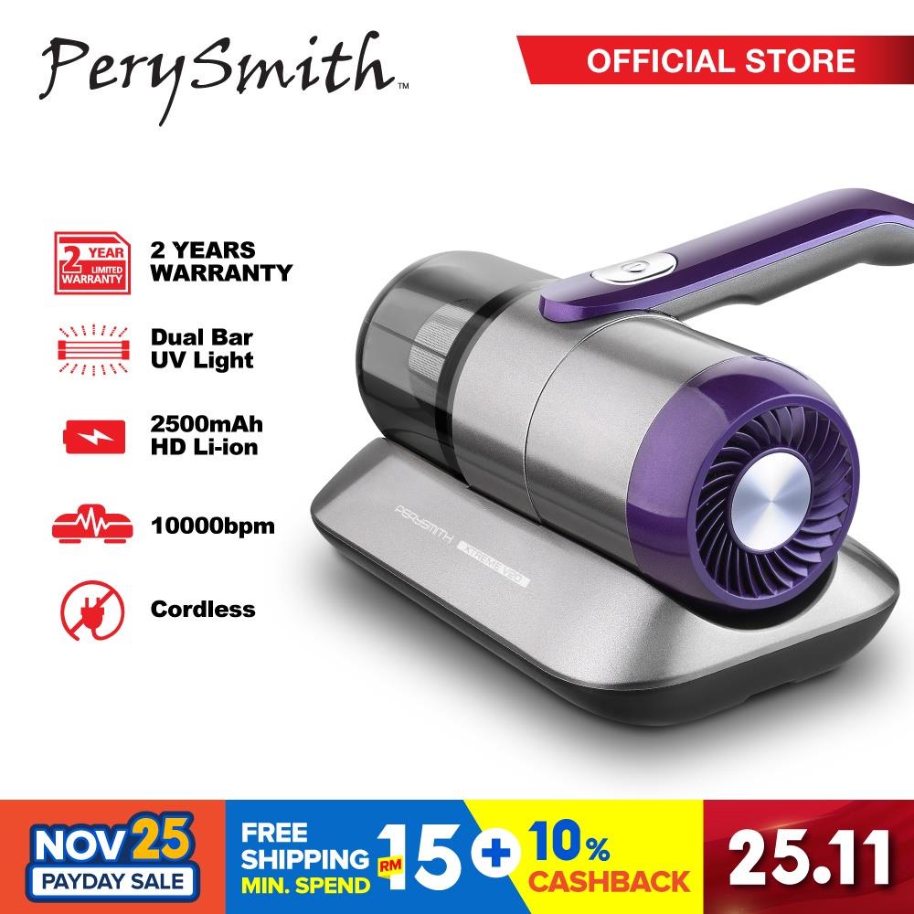 PerySmith Cordless Dust Mite Vacuum Cleaner XTREME Series V20