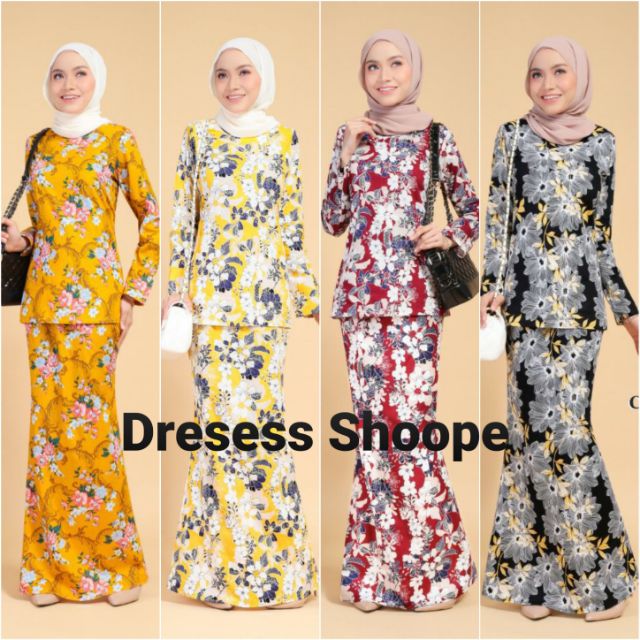 CAMELIA BATIK PRINTED KURUNG KEDAH (SIZE S, M, L, XL & 2XL) | Shopee ...