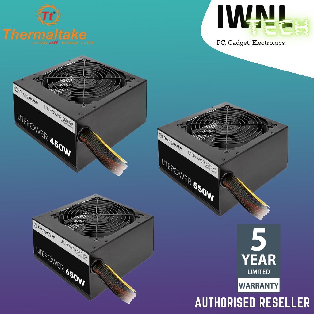 THERMALTAKE POWER SUPPLY LITEPOWER (LTP0450P2 UK 450W / LTP0550P2