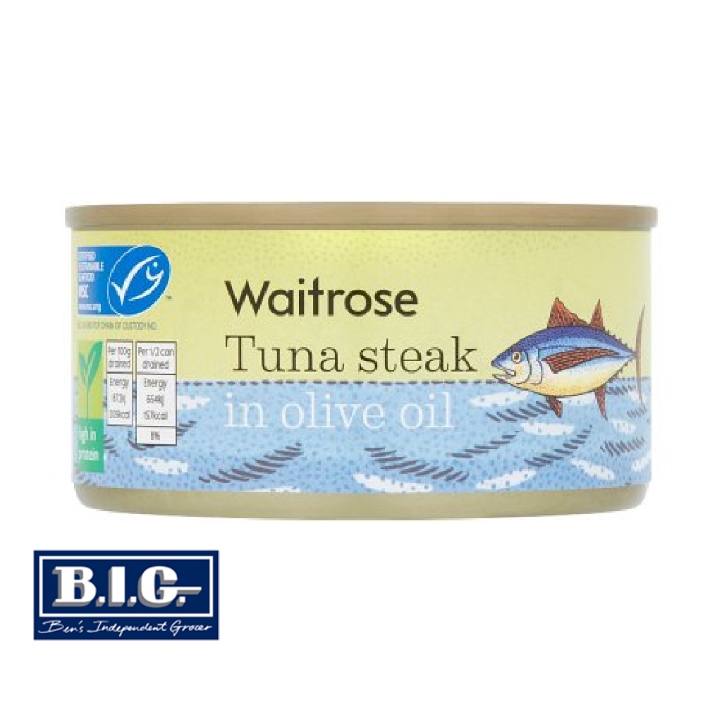 Waitrose MSC Tuna Steak In Olive Oil 200g | Shopee Malaysia