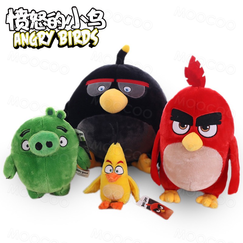 stuffed angry birds