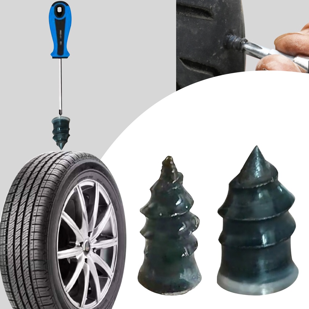 Vacuum Tyre Repair Nails Tubeless Tyre Repair Rubber Nails | Shopee Malaysia
