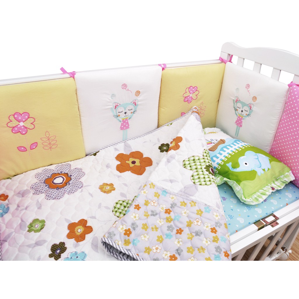 cot bumper cushions