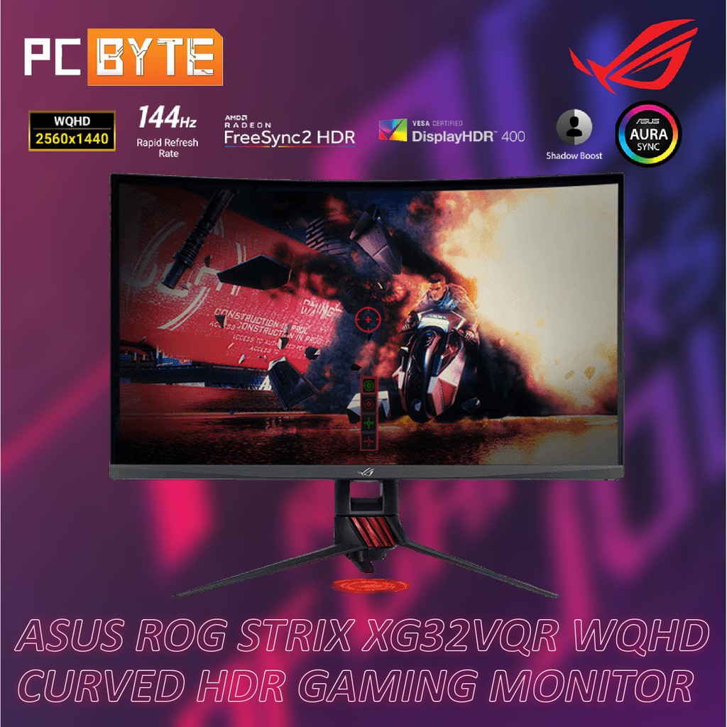 ASUS ROG Strix XG32VQR Curved HDR Gaming Monitor (32