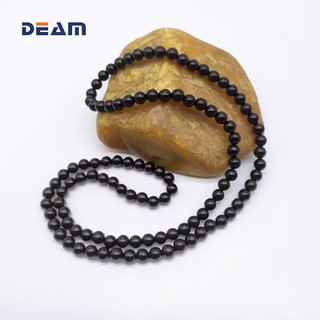 [DEAM] Ebony Wood Malai, Original Karungali Malai 8mm 108 Wood Prayer