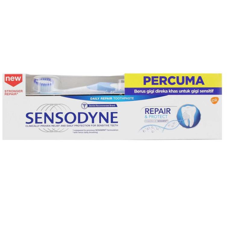 Sensodyne Toothpaste REPAIR & PROTECT 100g Original Ubat Gigi Personal