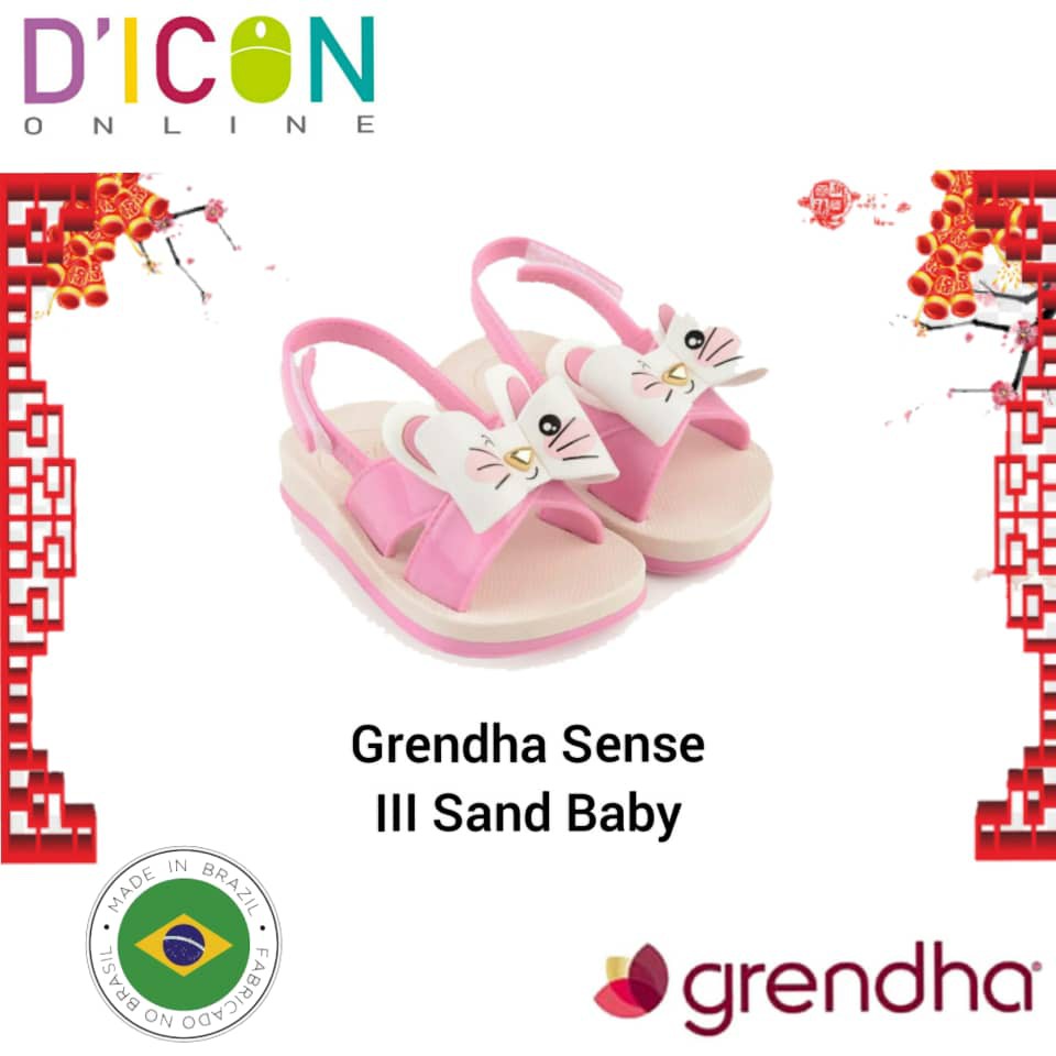 (Ready Stock) [SPECIAL OFFER] Grendha Sense III Sand Baby 17300 (Made In Brazil)