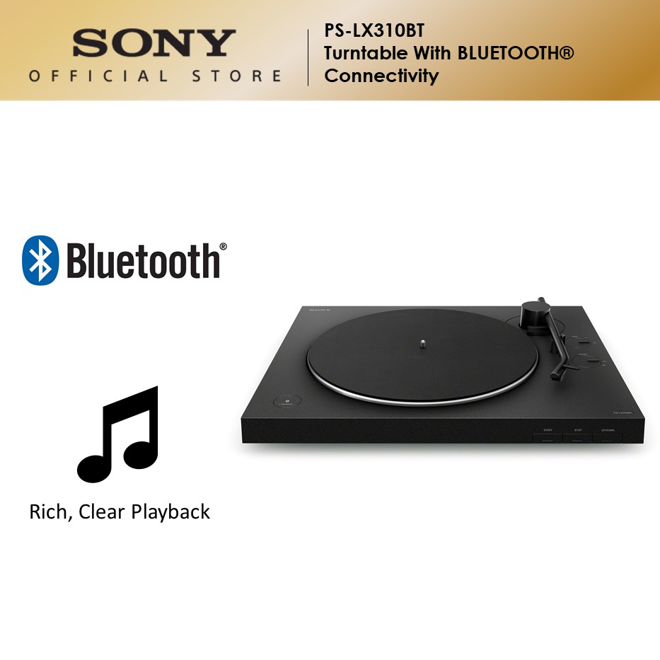 Sony PS-LX310BT Turntable with BLUETOOTH® Connectivity