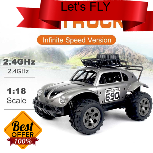 Details about   KY-1816A RC Truck 2.4G 2WD 1/18 Scale RC Crawler Off-road Truck Infinite Speed 