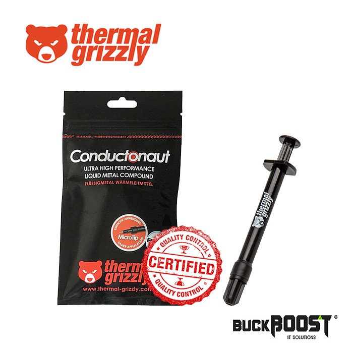 Thermal Grizzly Conductonaut Liquid Metal Thermal Paste / Ultra high performance liquid metal compound