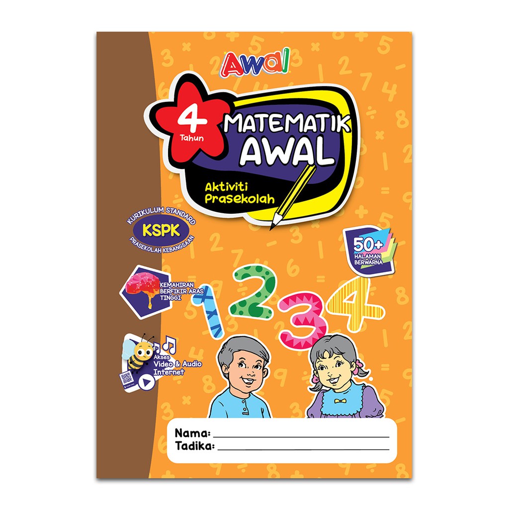 Buku Matematik Awal Aktiviti Prasekolah - 4 Tahun | Shopee Malaysia