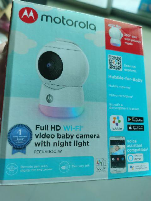 motorola peekaboo wifi baby monitor
