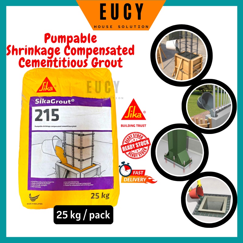 SIKA GROUT 215 (25kg) Non Shrink Grout/Concrete BondingRepair/Pumpable