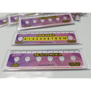 pain score pain scale ruler skala kesakitan pembaris