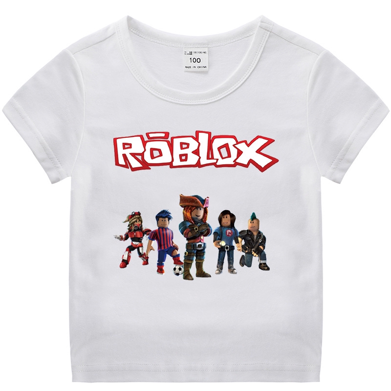 Roblox Kid Tops 2 12y Boys Shirt Roblox Tees Fashion Cotton Clothes Baby Boy T Shirt Shopee Malaysia - roblox t shirt 3 13 yrs kids tops and t shirts mco