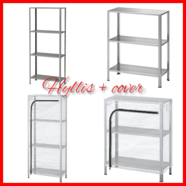 Hyllis 4 Tier Rack 3 Tier Rack Rak Serbaguna Rak Besi Rak 