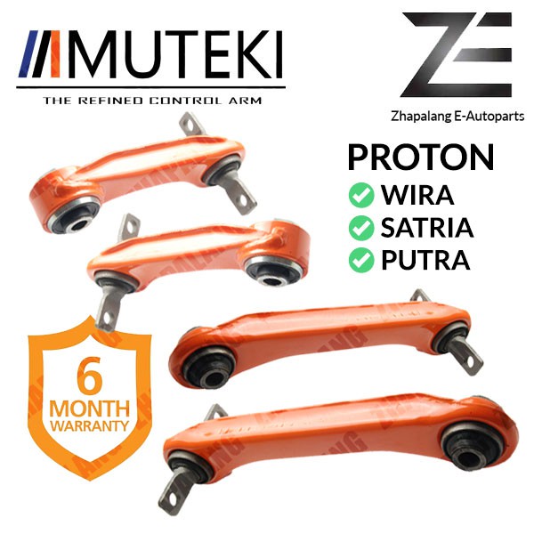 (Stop Production) MUTEKI REAR UPPER ARM SHORT AND LONG PROTON WIRA/SATRIA/PUTRA(Tulang Anjing)