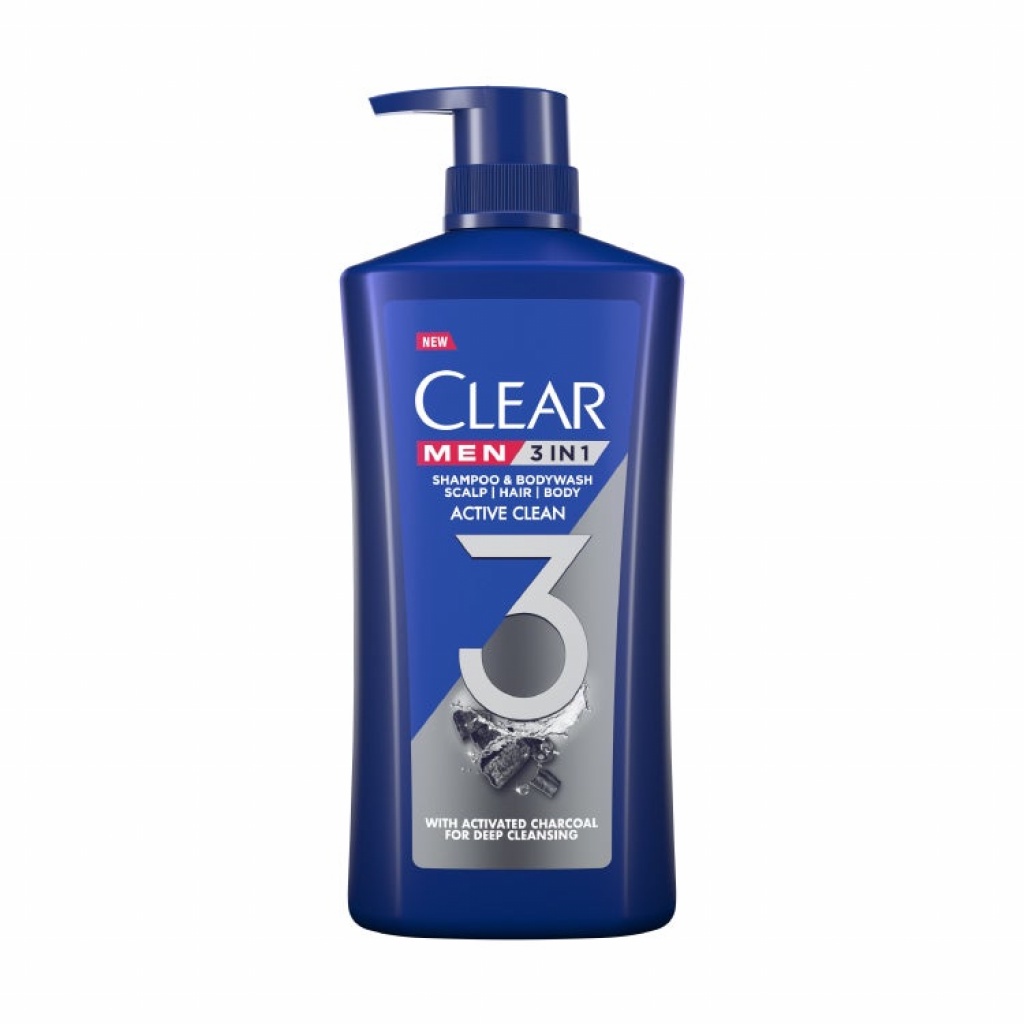 Clear Men 3in1 Active Clean 618ml | Shopee Malaysia