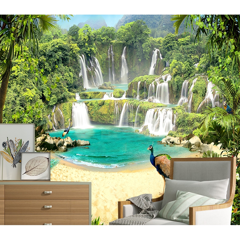 Wallpaper Waterfall 3d