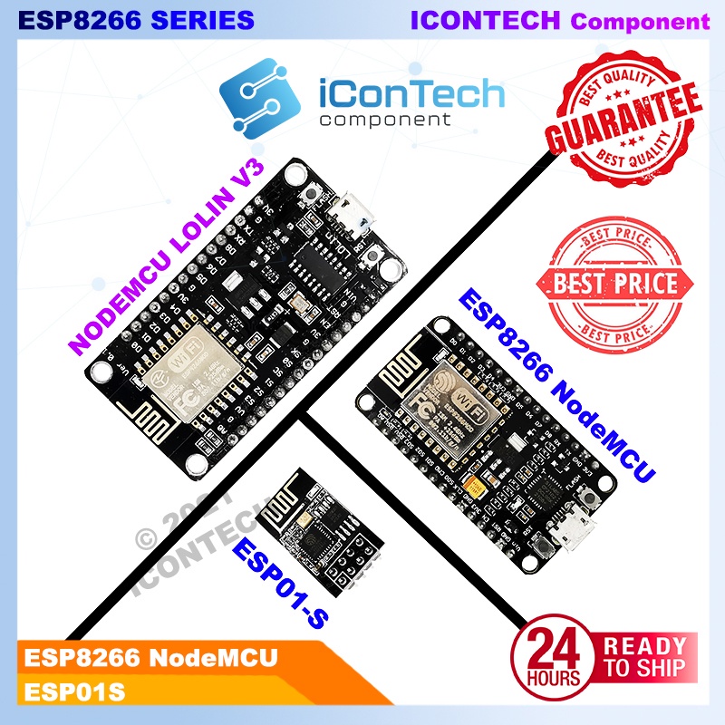 ESP8266 V2 NodeMCU CP2102 WIFI ESP12E-10 ESP8266 V3 CH340 Lolin Lua ...